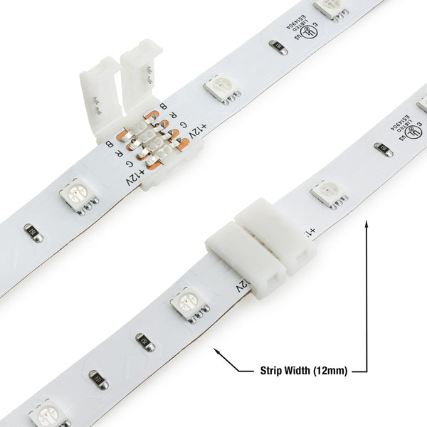 RGB to RGB LED Strip Quick Connector 12mm Solderless