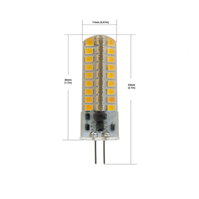 G4 Light Bulb Bi-Pin, 12V 3.5W 3000K(Warm White) - ledlightsandparts