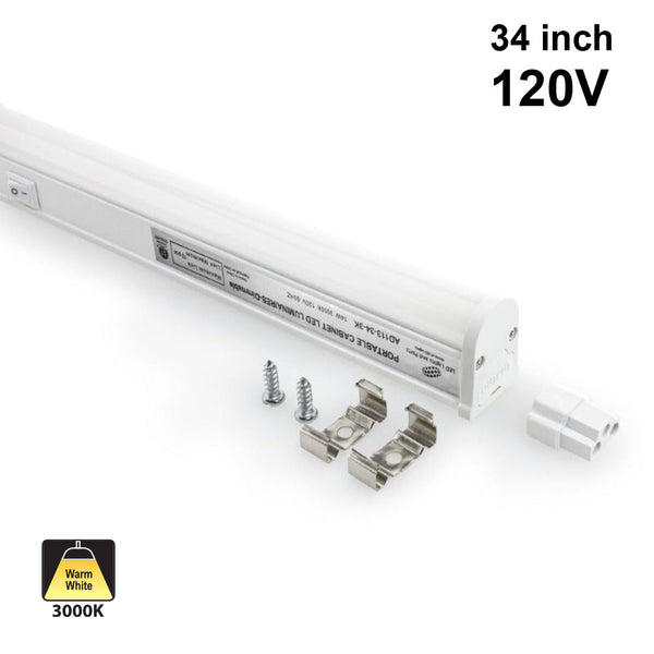 T5 Linkable Light Bar 34 inch 120V 14W 1120Lm 3000K(Warm White) - ledlightsandparts