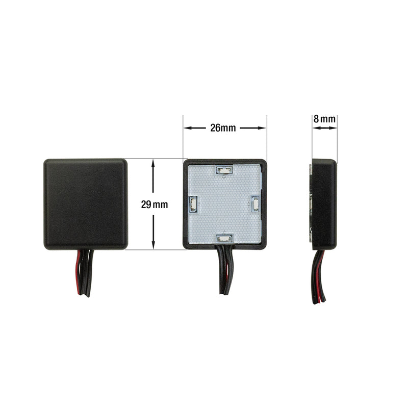 TD009 Mirror touch sensor switch ON/OFF + dimming + memory function, lightsandparts