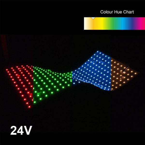Flexible LED Backlight Sheet for behind Stone and Glass, 24V 46W RGB2.7K-(Soft White)