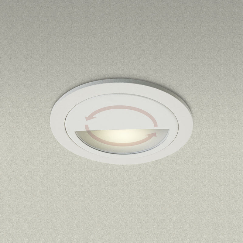VBD-MTR-82W Recessed LED Light Fixture, 2.5 inch White , lightsandparts