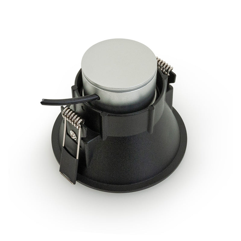 VBD-MTR-86B Recessed LED Light Fixture, 3.5 inch Black, lightsandparts