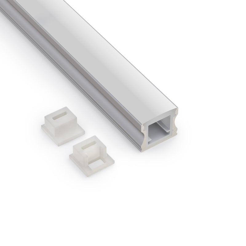 Type 12W, Waterproof Deep Surface Mount Aluminum Extrusion for LED Strips VBD-CH-S4WP, 2.4Meters (94.4inches), lightsandparts