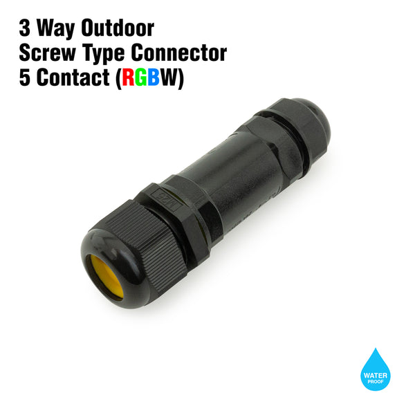 3W-YC-RGBW-M685 Outdoor Waterproof RGBW Connector Y Type, lightsadnparts