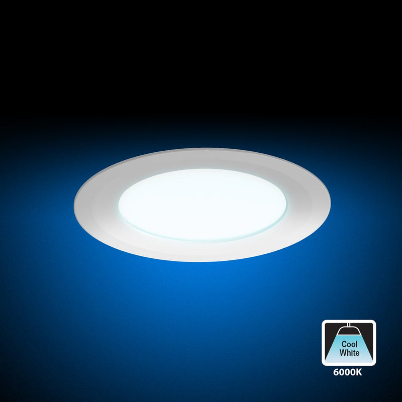 6 inch Low Voltage Dimmable LED Panel Light PA3C06, 12V 14W 6000K(Cool White) - ledlightsandparts