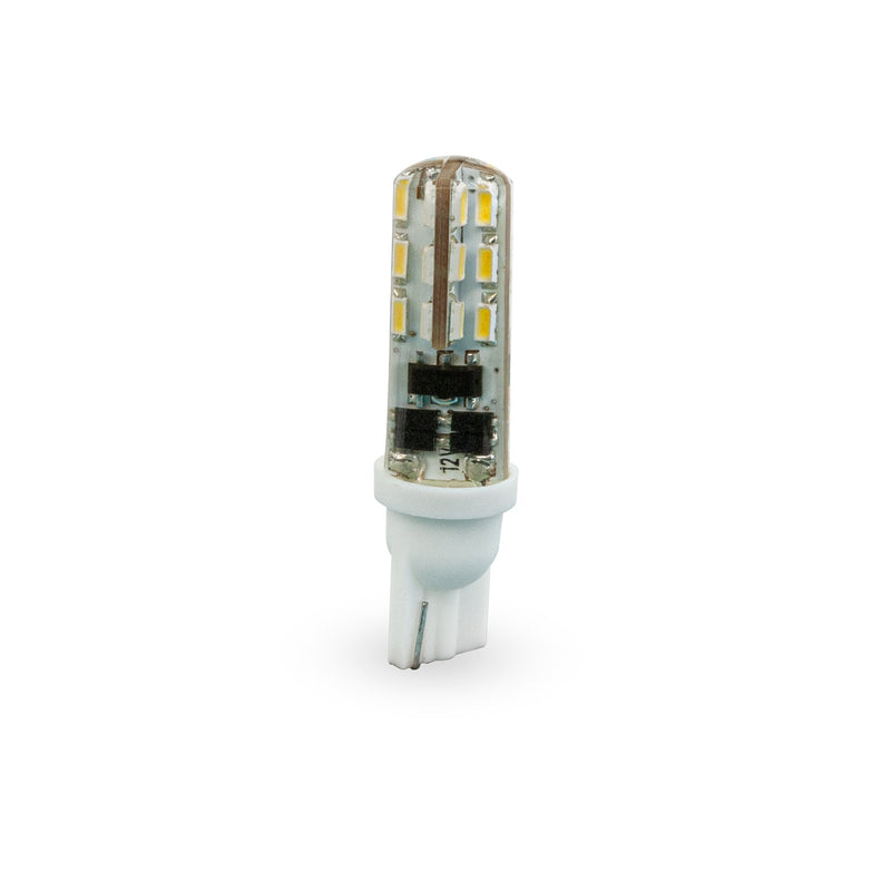 T10 Wedge Base LED Bulb, 12V 1W 6000K(Cool White) - ledlightsandparts