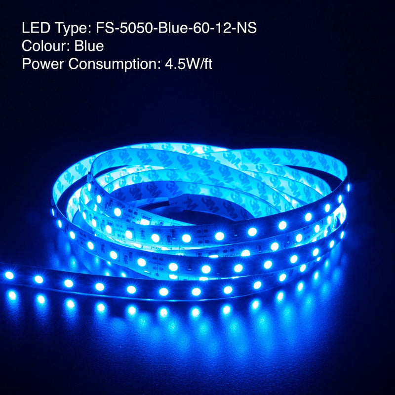 5M(16.4ft) Indoor LED Strip 5050, 12V 4.5(w/ft) 60(LEDs/m) CCT(Yellow, Red, Blue, Green) - ledlightsandparts