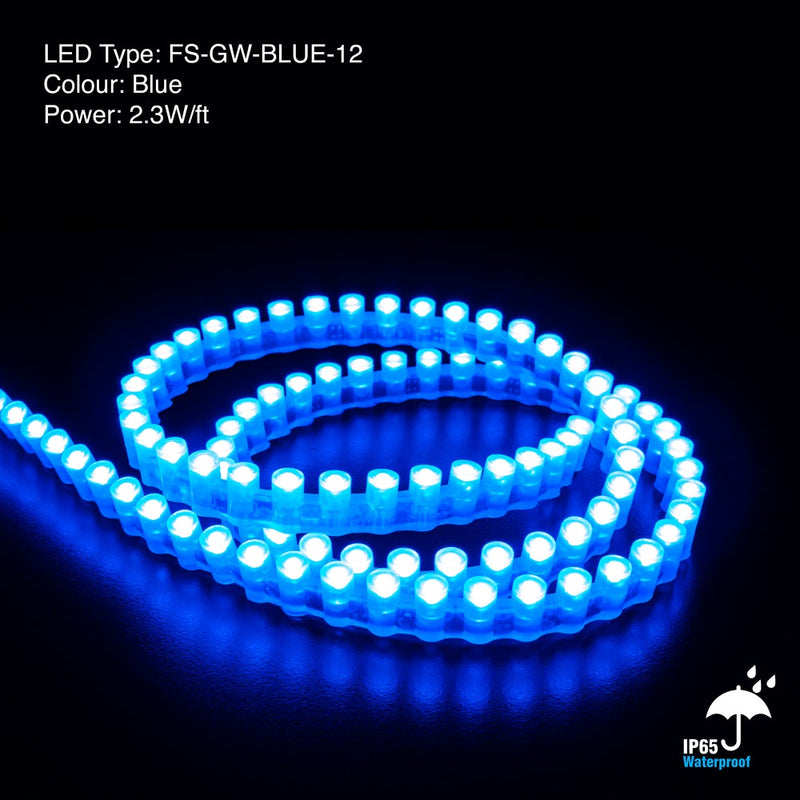 1M(3.2ft) Great Wall DIP LED Strip GW, 12V 2.5(w/ft) CCT(Green, Red, Blue, Yellow) - ledlightsandparts
