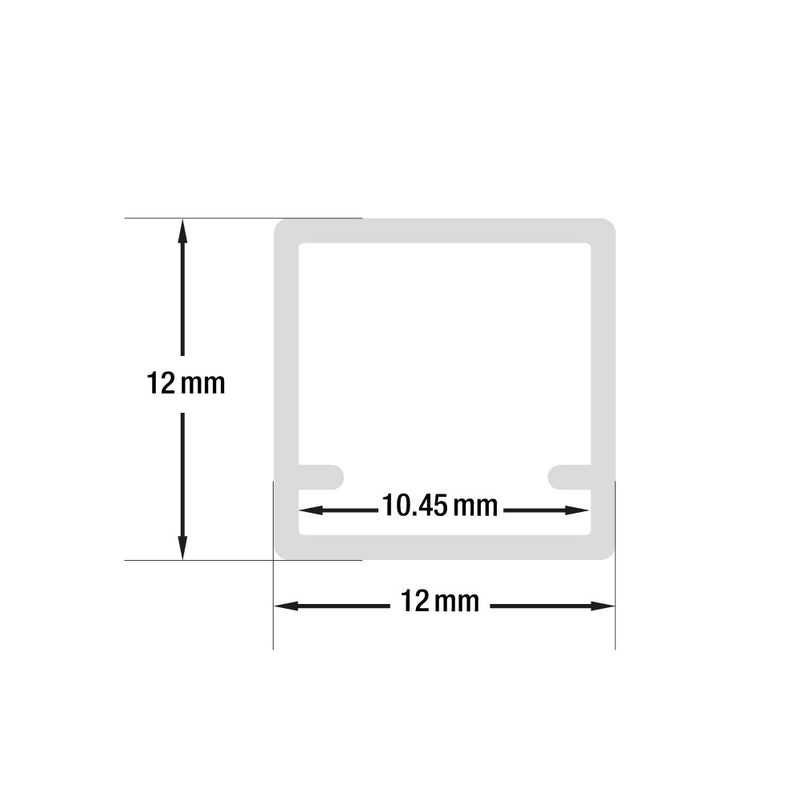 Type 33 Linear Architectural Light Fixture Profile-3 Meters (118 inches) - ledlightsandparts