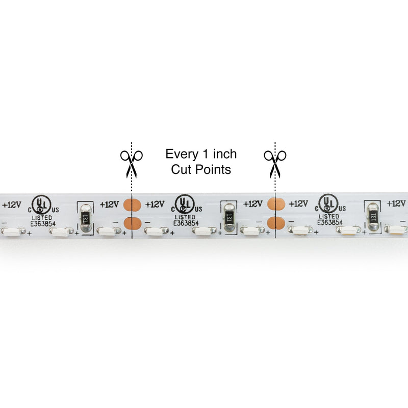 5M(16.4ft) Side LED Strip 315, 12V 3.5(w/ft) 324-396(Lm/ft) 120(LEDs/m) 4K(Natural White) - ledlightsandparts