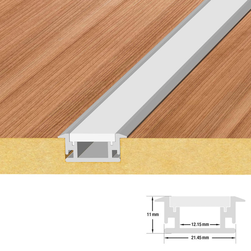 Type 16 Linear Architectural Light Fixture Profile-3 Meters (118 inches) - ledlightsandparts