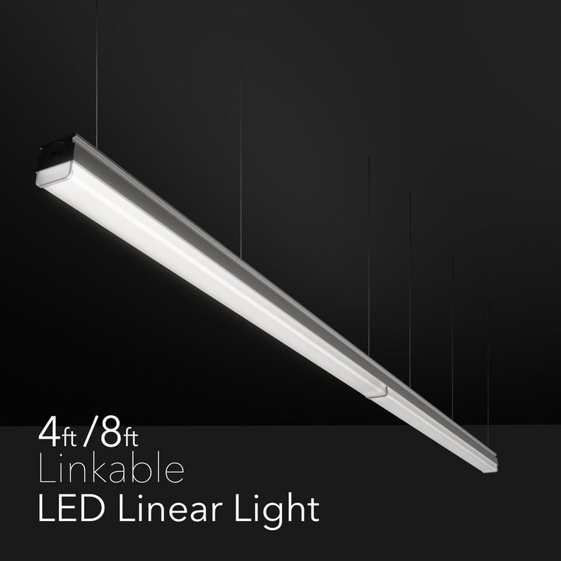8ft Linkable Linear Light, 120-277V 76W 3000K(Warm White) - ledlightsandparts