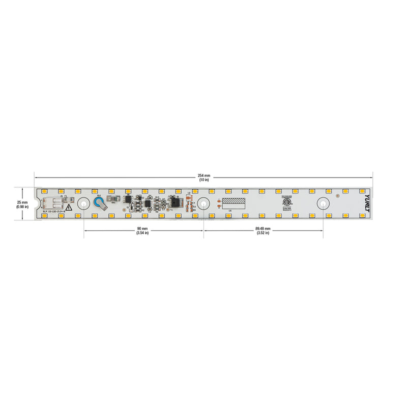 10inch Slim LED Module Driverless Engine SLM 10-015W-930-120-S3-Z1B, 120V 15W 3000K(Warm White) - ledlightsandparts