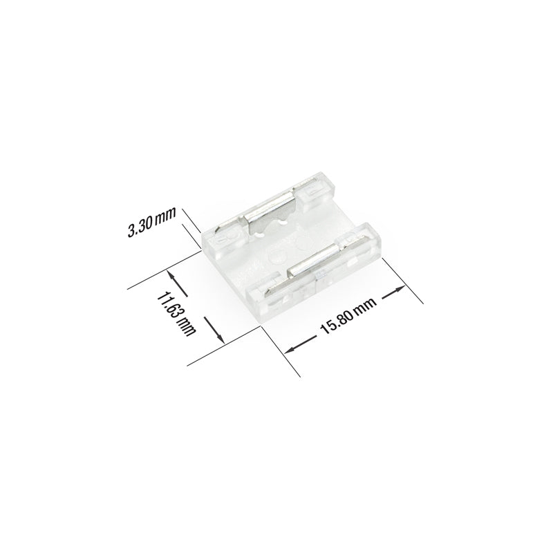 10mm Beetle LED Strip to Strip Connectors, VBD-BC-10MM-2S (Pack of 3)