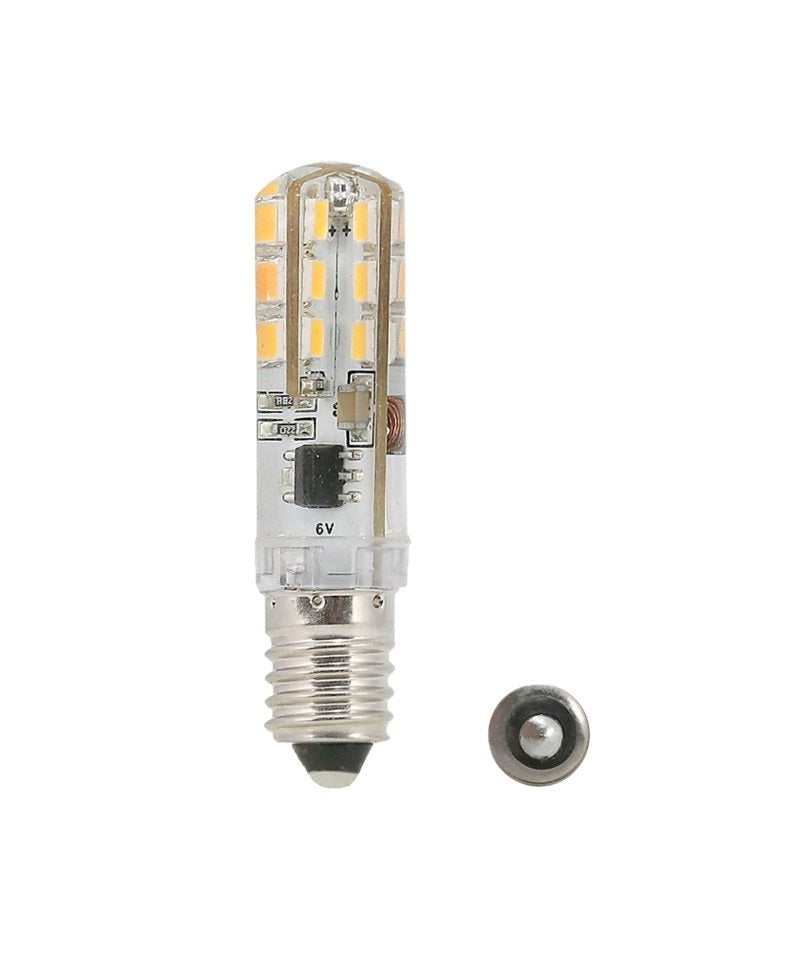 E10 base Corn LED Bulb, 6V 1W 3000K(Warm White) - ledlightsandparts