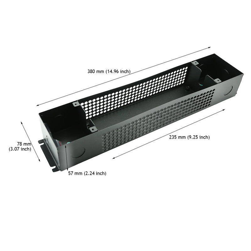 Enclosure Box Type D Fit 80W-96W LED Driver - ledlightsandparts