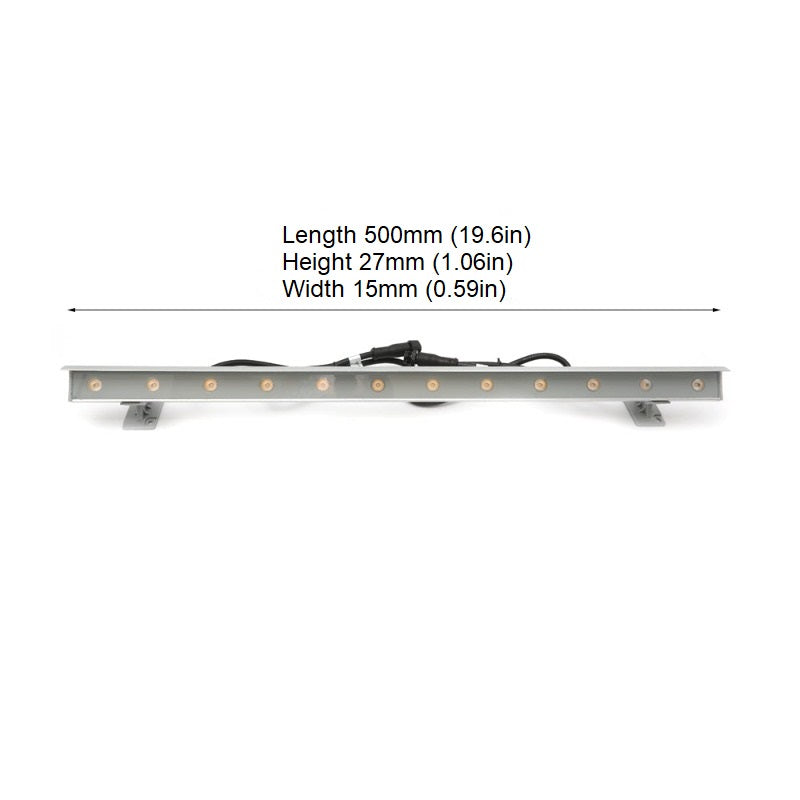 B6IB2434 Linear LED Wall Washer, 24VDC 7.3W 5000K(Daylight) - ledlightsandparts