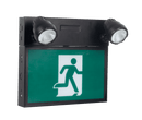 Votatec Remote Capable Steel Emergency Light & Running Man Combo CR-7029B 2x2W 120-347V