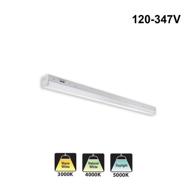 Votatec CCT & Power Selectable Linear Strip Fixture RDS-TCS45-4FT347-CCT, 30W/35W/40W/45W 120-347V CCT(3K,4K,5K)