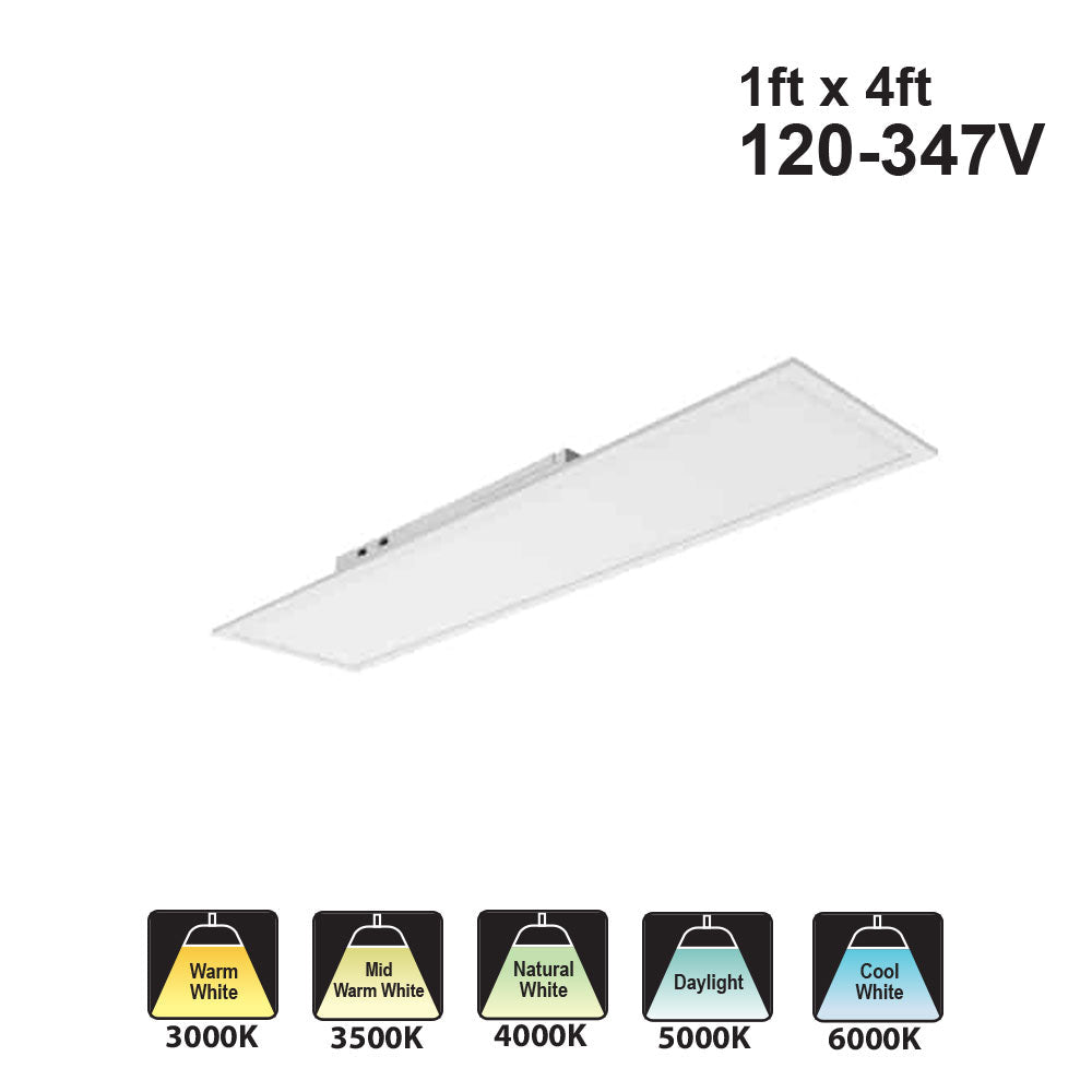 Votatec Back-Lit Panel 5WAY CCT/WATT Adjustable VO-14W40-347-5Way-B-SX