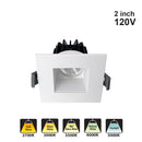 Votatec 2″ Square Baffle Downlight 5Way CCT VO-SP2W8-120-D-5WAY 120V 8W CCT(2.7K, 3K, 3.5K 4K, 5K)