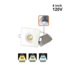 Votatec 4″ Square Eyeball 3Way CCT GS-G4-D12(CCT) 120V 12W CCT(3K, 4K, 5K)