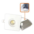 Votatec 4″ Square Eyeball 3Way CCT GS-G4-D12(CCT) 120V 12W CCT(3K, 4K, 5K)