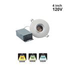 Votatec 4″ Round Eyeball 3Way CCT GS-G4-D12 120V 12W CCT(3K, 4K, 5K)