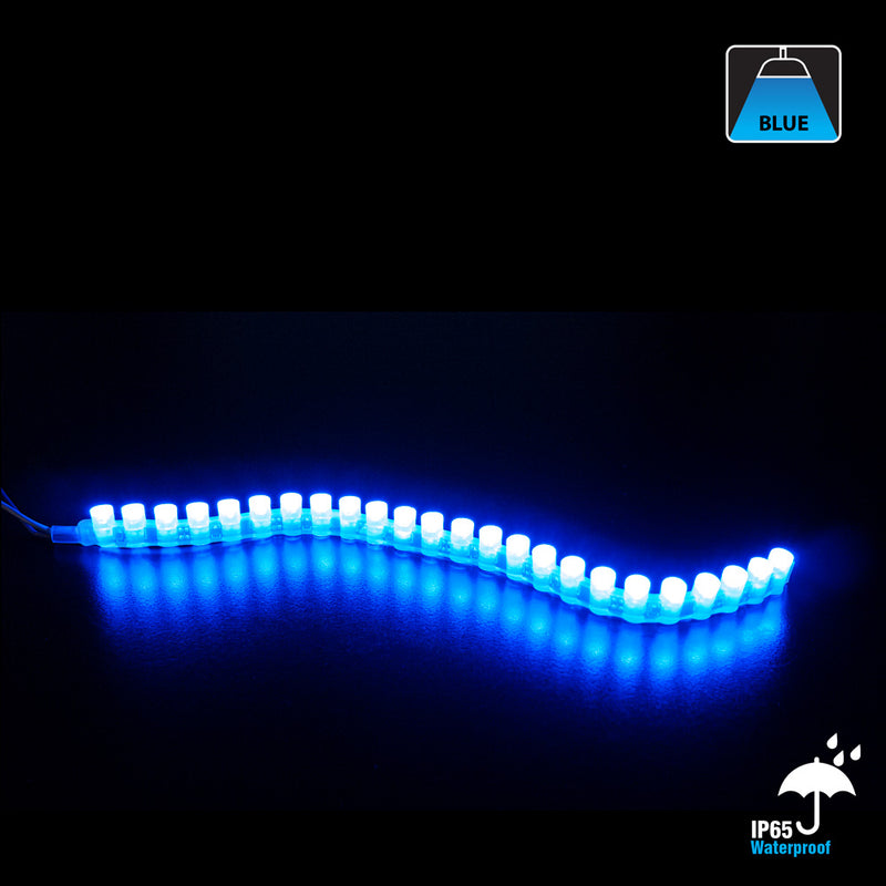 24cm(9.4inch) Great Wall DIP F5 Chip LED Strip FS-GW-Blue-12, 12V 0.19(w/ft) Blue