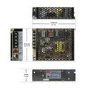 Mean Well NES-50-12 Metal Case Non-Dimmable LED Driver, 12V 4.2A 50W - ledlightsandparts