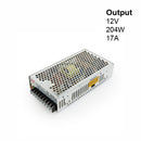 Mean Well NES-200-12 Metal Case Non-Dimmable LED Driver, 12V 17A 204W