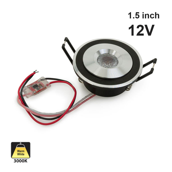 LED Ceiling Light Type5, 12V 3W 3000K(Warm White), lightsandparts