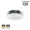 RD15 Cabinet Light 12V 3W Silver Grey CCT(3K, 4K) - ledlightsandparts