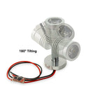 1 x 1W Adjustable Spot Light 12-24V - 3000K (Warm White)