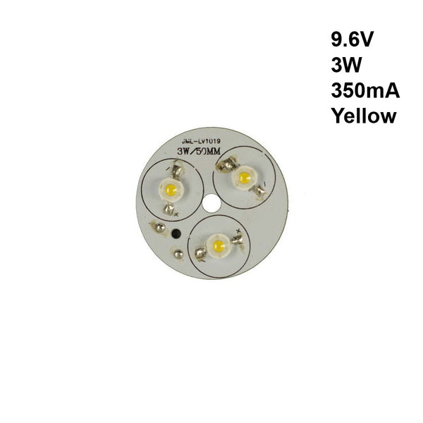 3W On-Board 9.6V Yellow