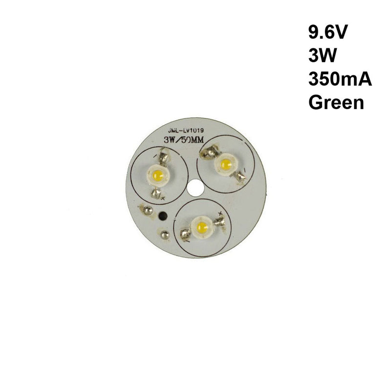 3W On-Board 9.6V Green