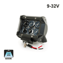 LED Spot Light, 9-32V 18W 6000K(Cool White)