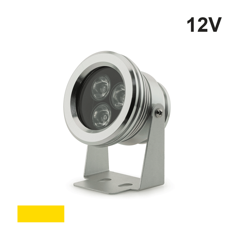 3x1W Landscape Light, 12V 3W Yellow