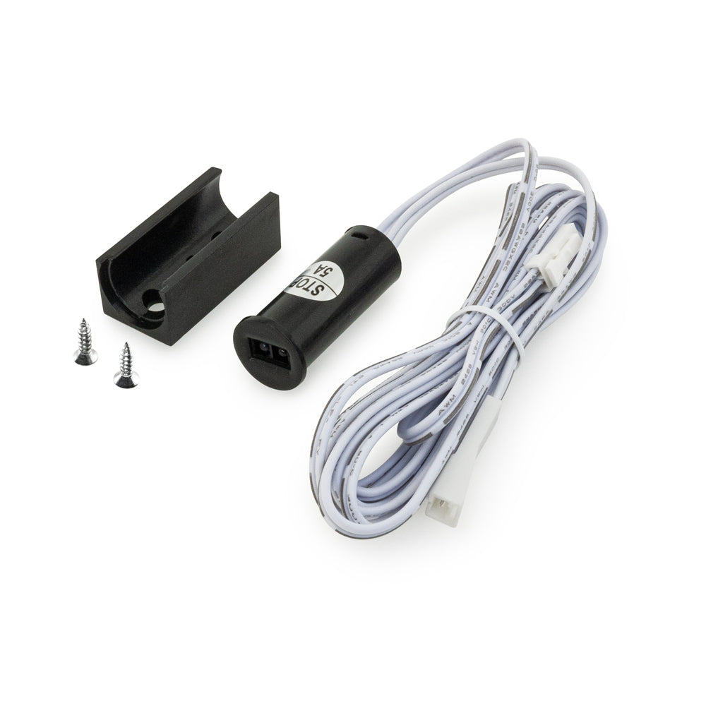 Trigger Switch Sensor Single Head Door Trigger (IR) Sensor Switch, Black Color 12-24V 30W