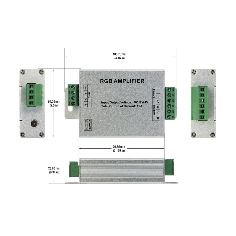 RGB Amplifier 12V 4A per Color