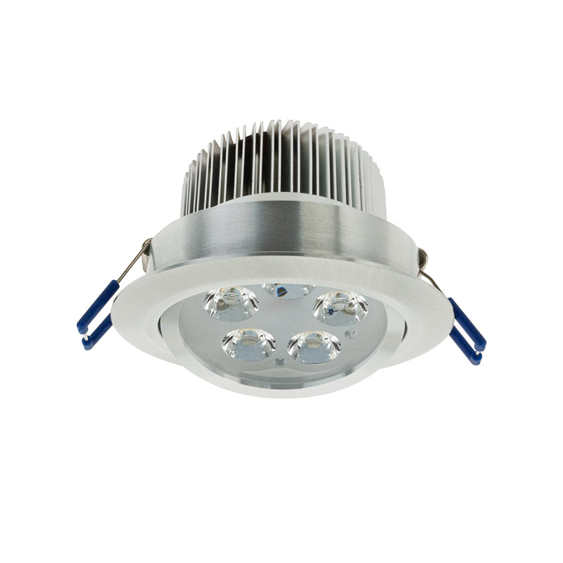 LED Ceiling Light 12V 5W – Satin Cool White 6800-7300 - ledlightsandparts