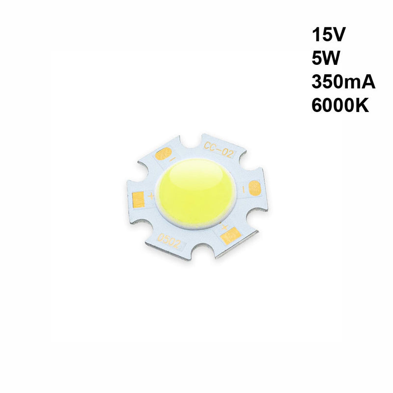 5W LED COB Chip Light 6000K(Cool White)