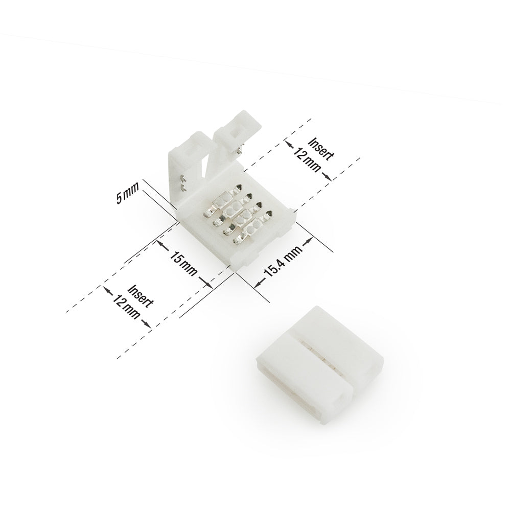 RGB to RGB LED Strip Quick Connector 12mm Solderless