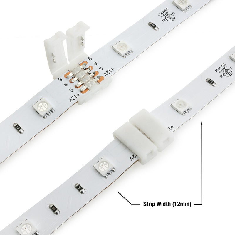 RGB to RGB LED Strip Quick Connector 12mm Solderless