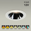 VBD-MTR-17-1W Recessed LED Light Fixture, 4 inch Round White - ledlightsandparts