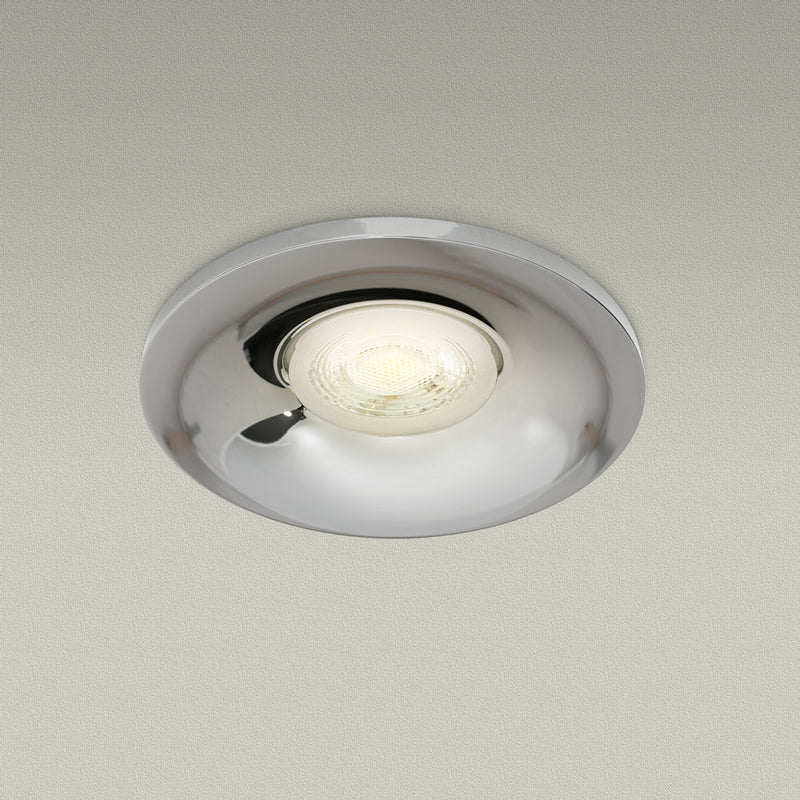 VBD-MTR-4C Recessed LED Light Fixture, 2.5 inch Round Chrome