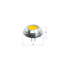 G4 Round COB Bi-Pin Disk LED 12V AC/DC 2W Warm White Back Pin - ledlightsandparts