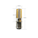 BA15D Double Contact Bayonet 1157 Bulb, 12V 3W 3000K (Warm White)