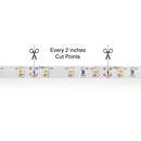 5M(16.4ft) Indoor LED Strip 3528, 12V 1.5(w/ft) 126-144(Lm/ft) 60(LEDs/m) CCT(2K, 2.4K, 8K ) - ledlightsandparts